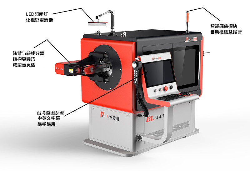 千斤頂手搖桿線(xiàn)材折彎機BL-3D-5800